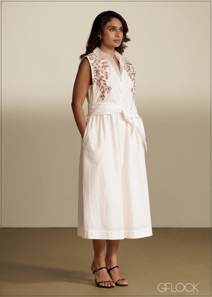 Embroidered Dress - women’s dress alternate view - GFLOCK Sri Lanka