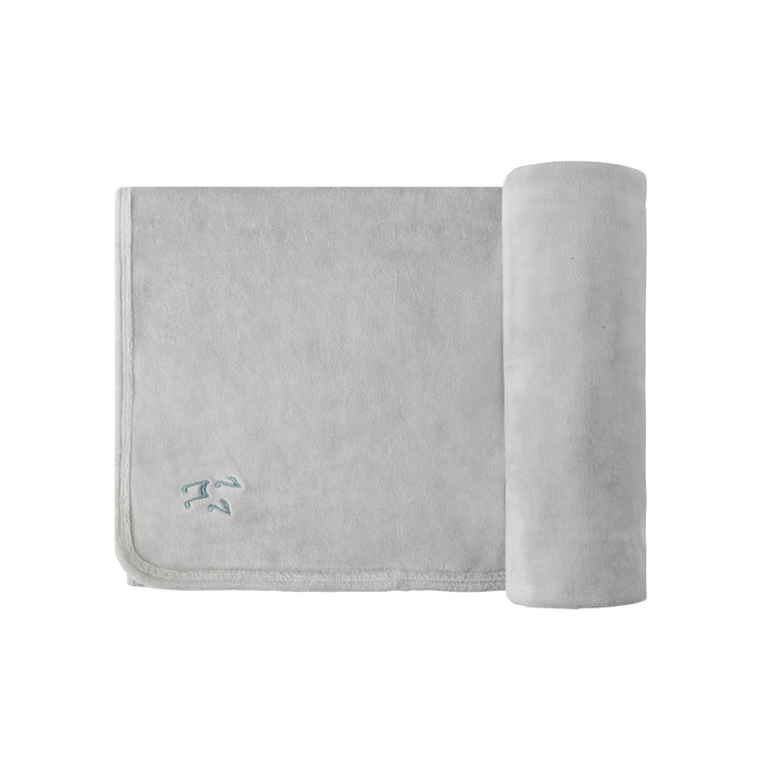 Embroidered Velour Collar Collection - Blanket