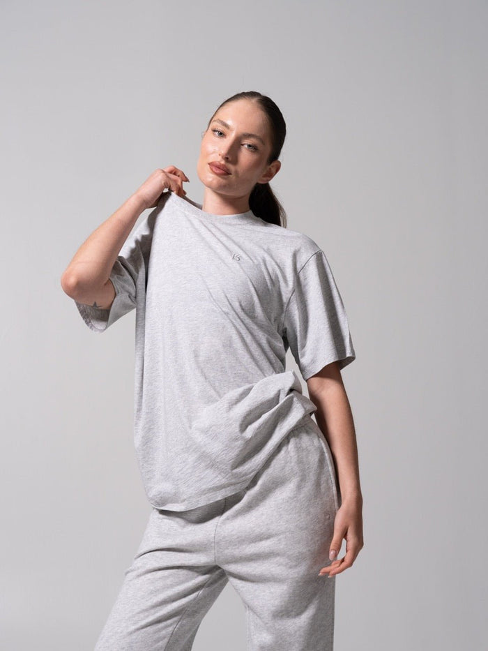 Essential Short Sleeve Tee - Heather Grey