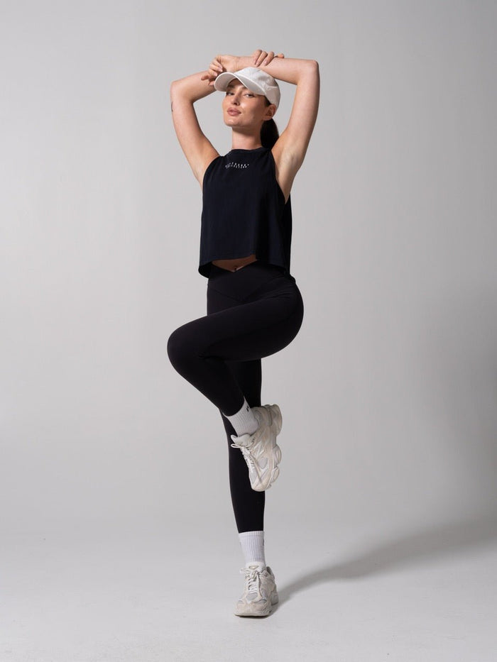 Essential Waist Tank - Onyx Black