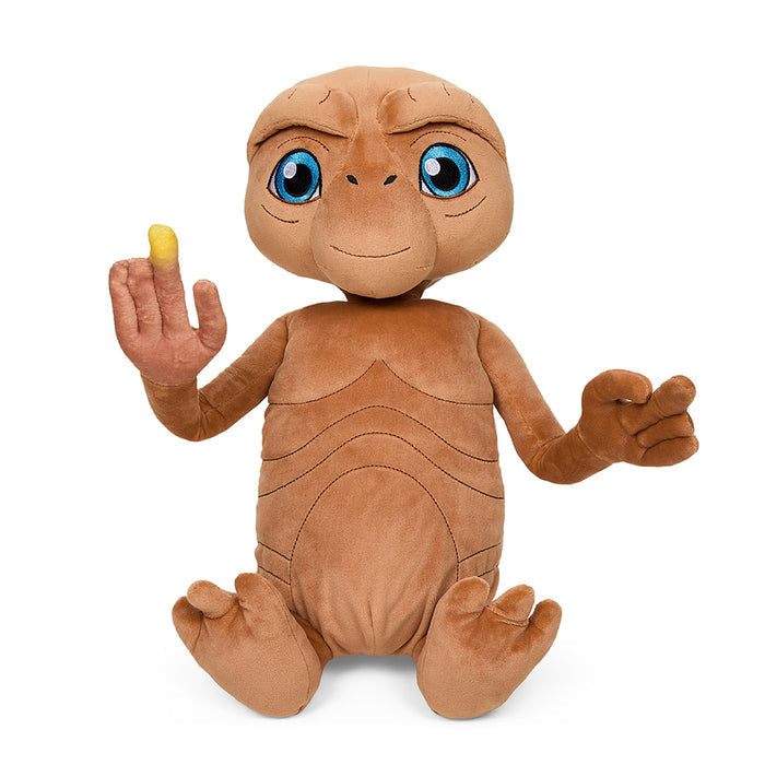 E.T. the Extra-Terrestrial 13-inch interactive plush with light-up chest and finger, soft plush toy from the E.T. franchise.