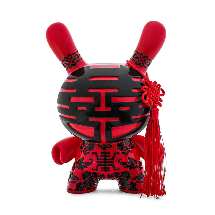 Limited edition Kidrobot Eternal Prosperity 8-inch Dunny resin art figure with intricate design and vibrant colors.