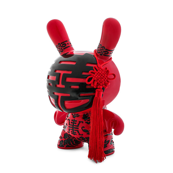 Limited edition Kidrobot Eternal Prosperity 8-inch Dunny resin art figure with intricate design and vibrant colors.