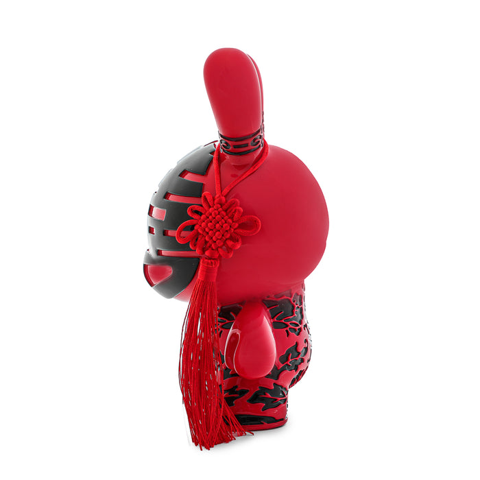 Limited edition Kidrobot Eternal Prosperity 8-inch Dunny resin art figure, featuring intricate design and vibrant colors.