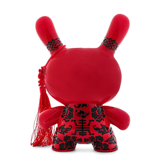 Eternal Prosperity 8-inch Kidrobot Dunny resin art figure, limited edition with intricate design and vibrant colors.