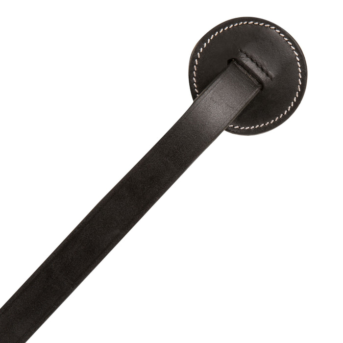 ExionPro Duo-Tone Leather Lead with Chain - White