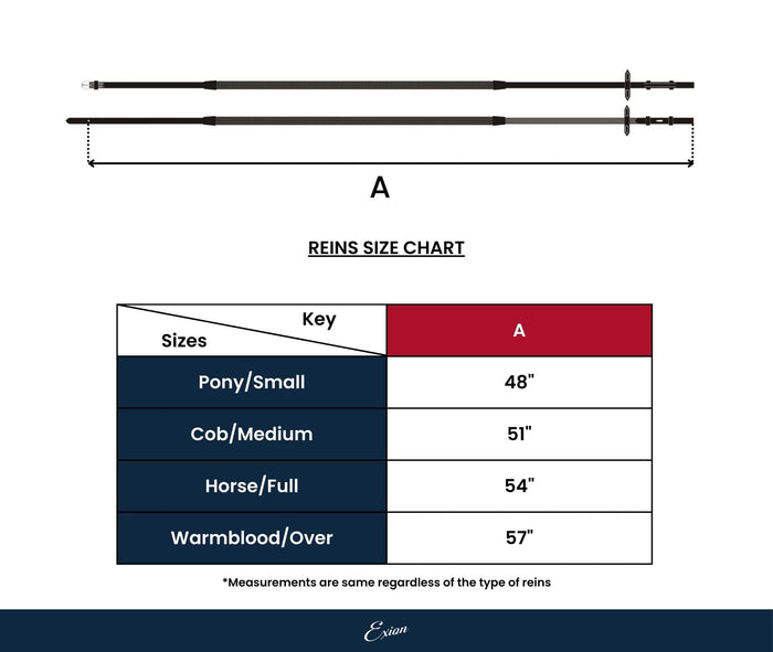 ExionPro Tri-Colour Training Rubber Reins