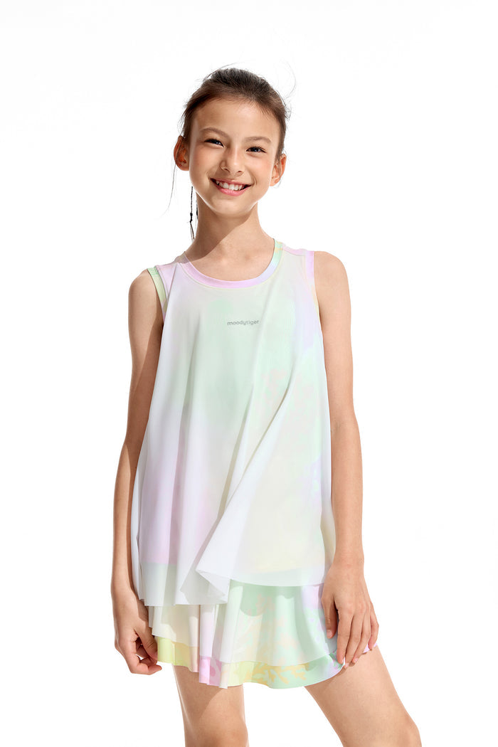 Fairy Tank **Color Coral Yellow**