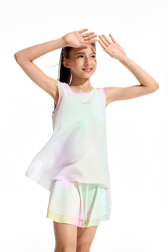 Fairy Tank **Color Coral Yellow**