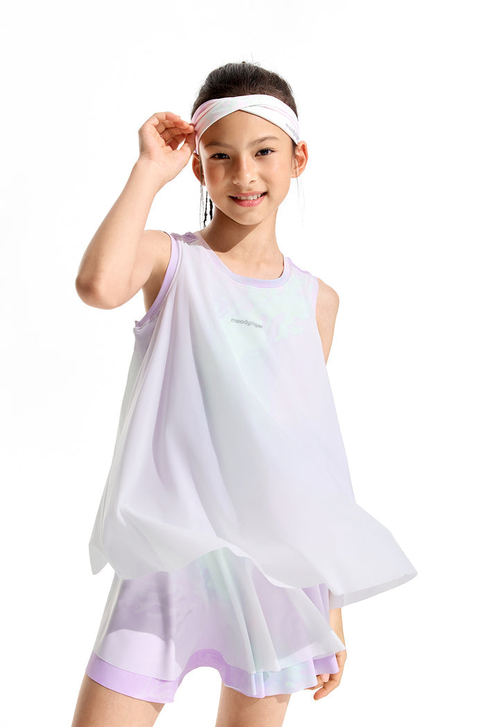 Fairy Tank **Color Coral Pink Purple**