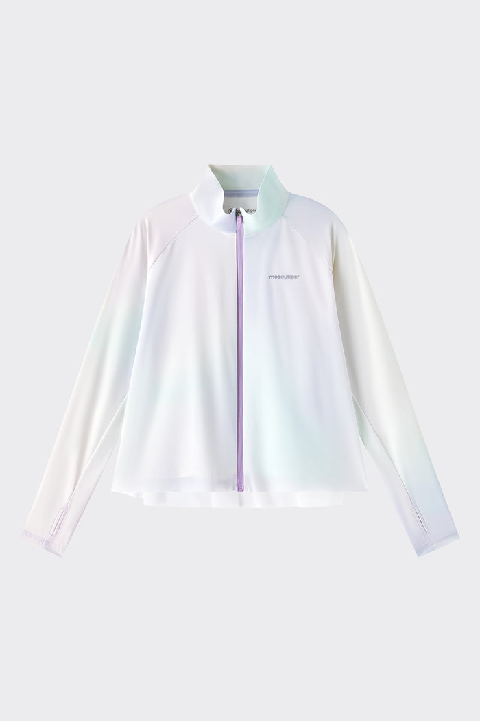 Fairy Printed Jacket **Light Purple Pink**