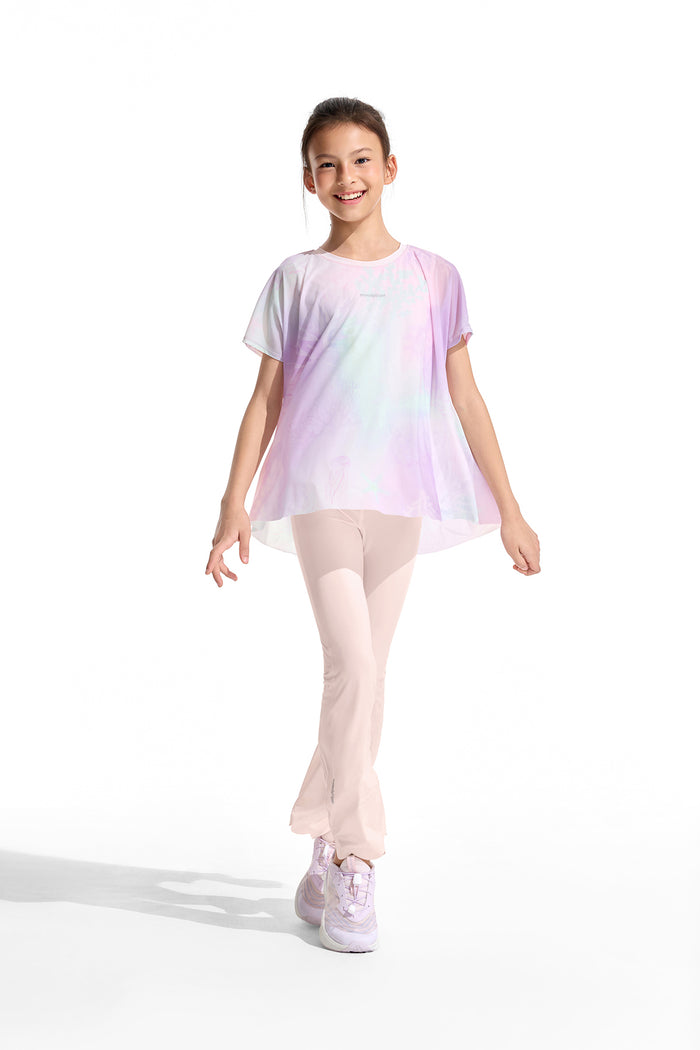 Fairy Short Sleeve Tee **Color Coral Pink Purple**
