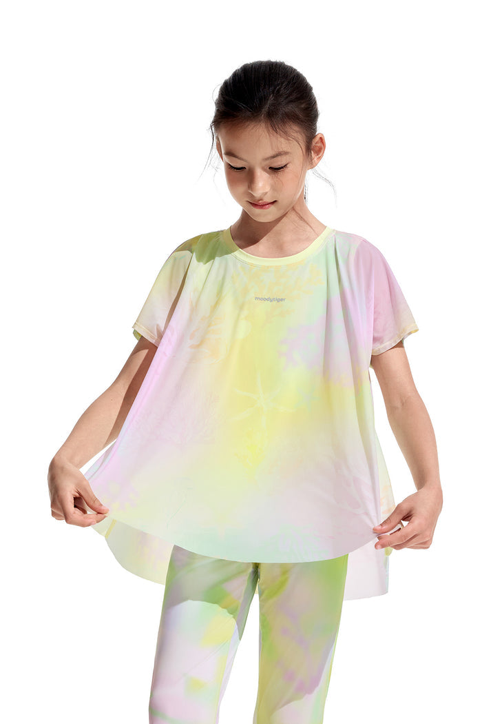 Fairy Short Sleeve Tee **Color Coral Yellow**