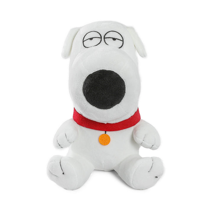 Family Guy Brian Phunny plush toy, soft and cuddly with detailed features, perfect for fans of the animated series.