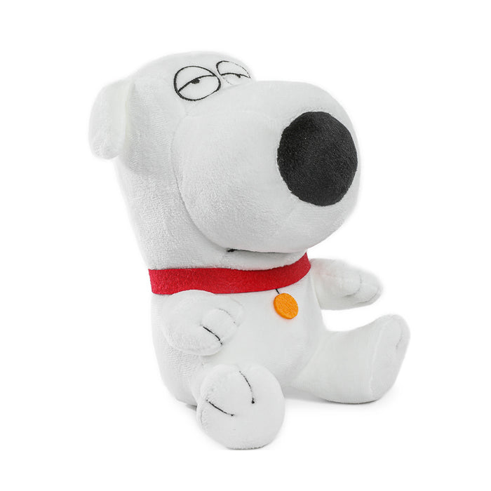 Family Guy Brian Phunny plush toy showing soft fabric, detailed character features, and embroidered facial details.