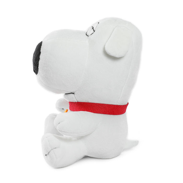 Family Guy Brian Phunny plush toy showing soft fabric, detailed features, and embroidered facial expression.