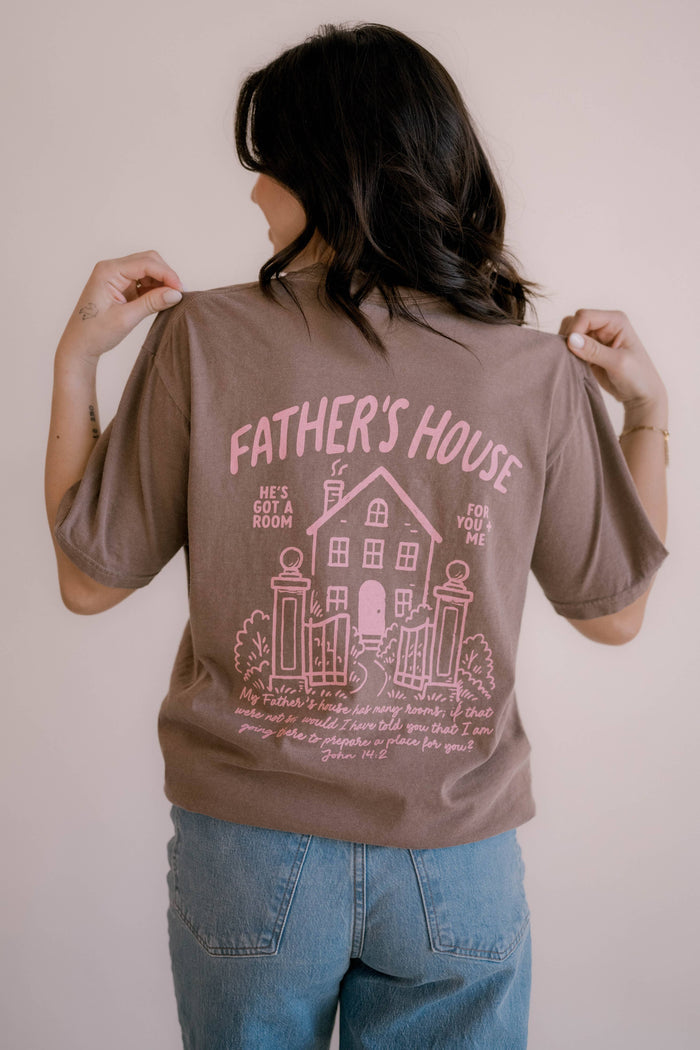Father's House Tee - Espresso