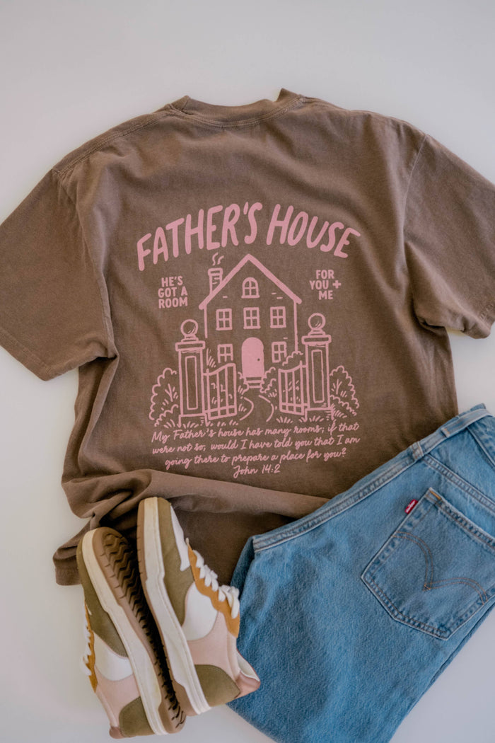 Father's House Tee - Espresso