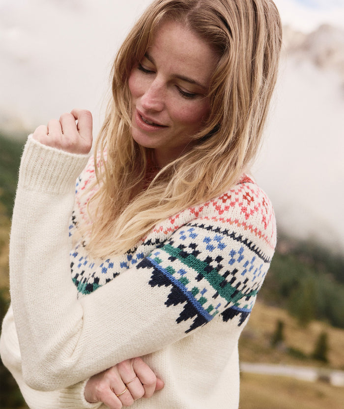 Fiorella Crewneck Sweater - Multi Fair Isle