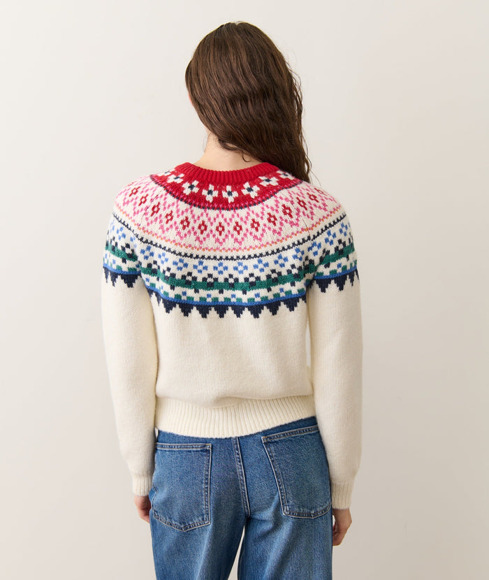 Fiorella Crewneck Sweater - Multi Fair Isle