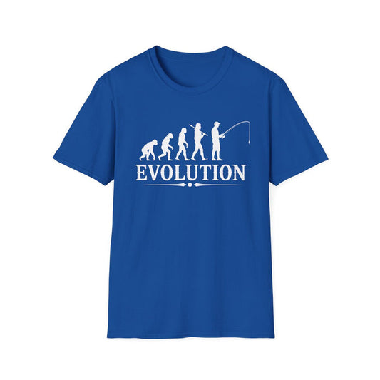 Fishing Evolution T-Shirt - funny t-shirt by Cheeky Business