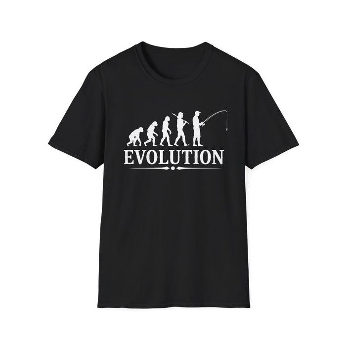 Fishing Evolution T-Shirt - funny t-shirt by Cheeky Business