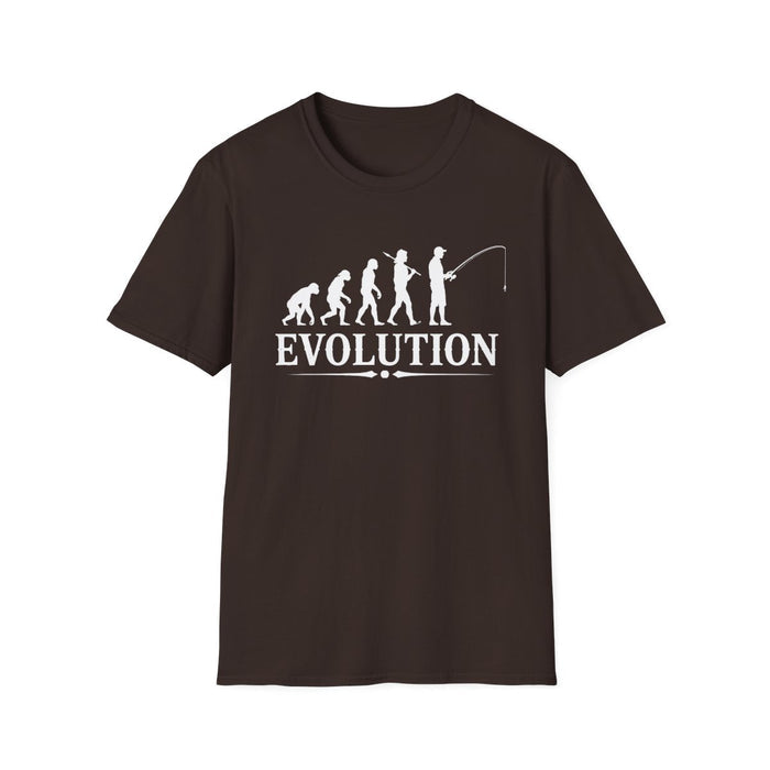 Fishing Evolution T-Shirt - funny t-shirt by Cheeky Business