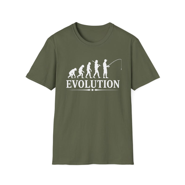 Fishing Evolution T-Shirt - funny t-shirt by Cheeky Business