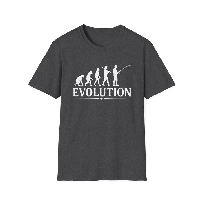 Fishing Evolution T-Shirt - funny t-shirt by Cheeky Business