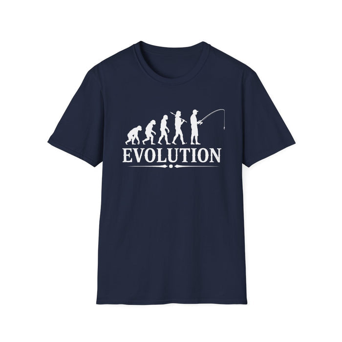 Fishing Evolution T-Shirt - funny t-shirt by Cheeky Business