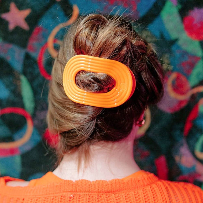 Flat Round Hair Clip | Large | Day Rave