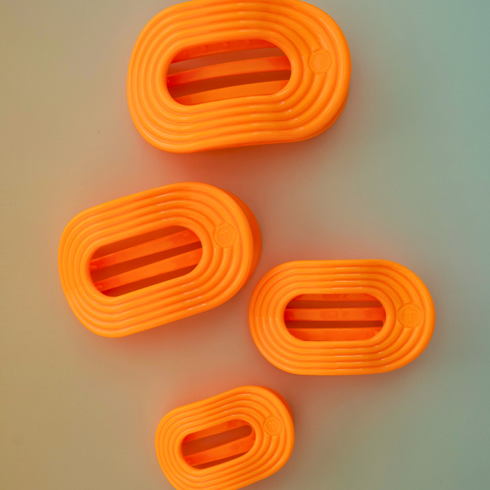 Flat Round Hair Clip | Large | Day Rave