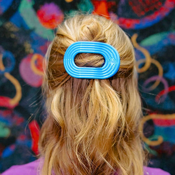 Flat Round Hair Clip | Medium | Miami Vice