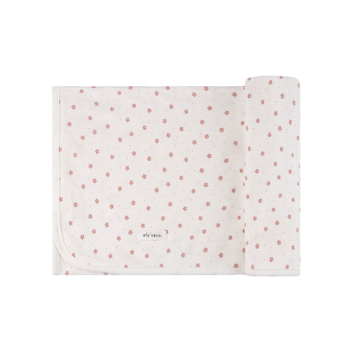 Floral Pink Dot Blanket