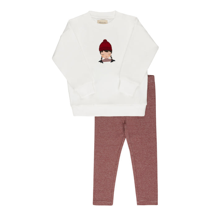 French Terry Autumn Kids Collection - Sweatshirt and Leggings