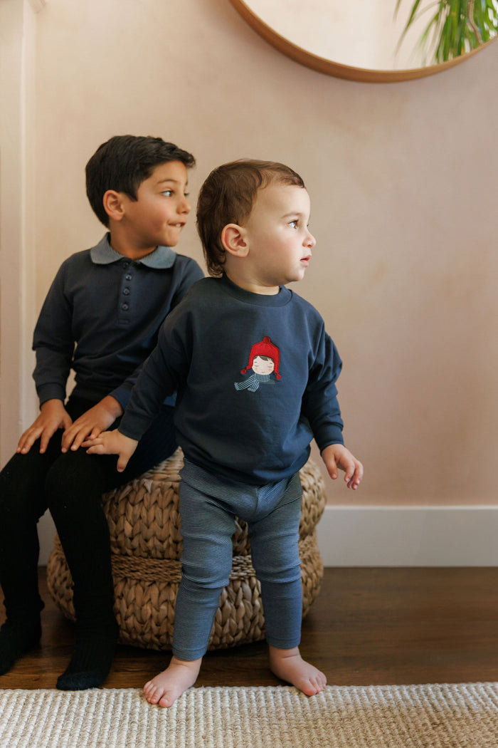 French Terry Autumn Kids Collection - Sweatshirt and Leggings