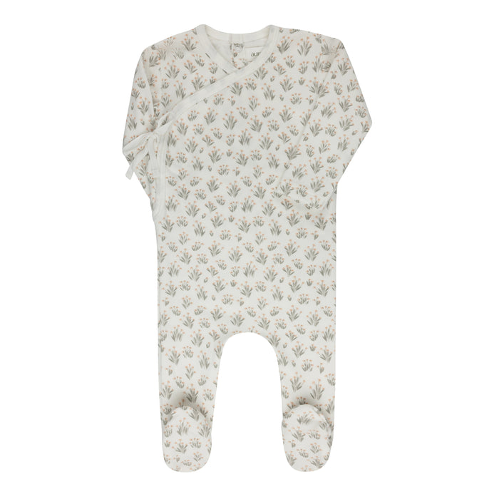 French Terry Blooms Collection - Footie