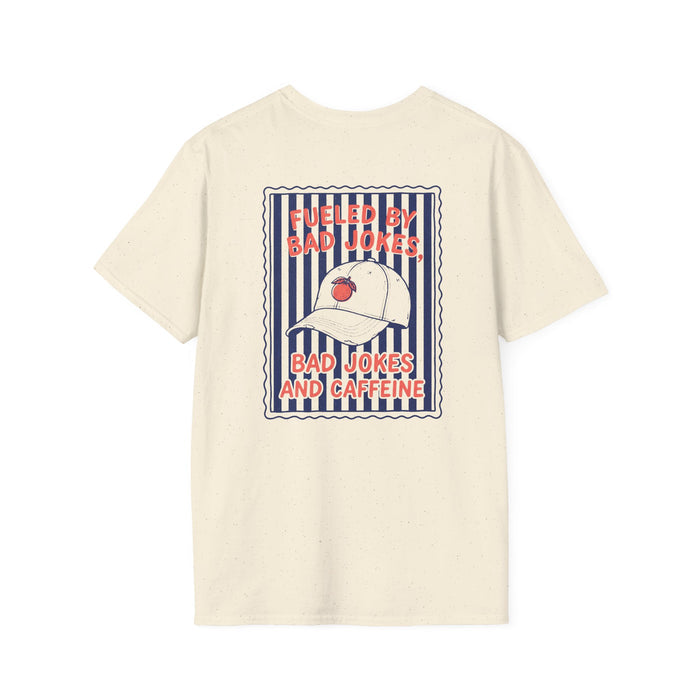 Fueled By Bad Jokes and Caffeine T-Shirt t-shirt product image 2 from Beast and Beauty