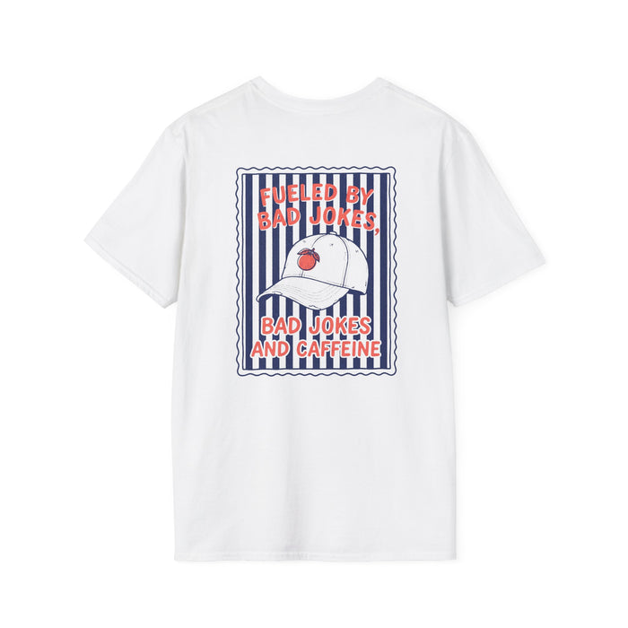 Fueled By Bad Jokes and Caffeine T-Shirt t-shirt product image 3 from Beast and Beauty