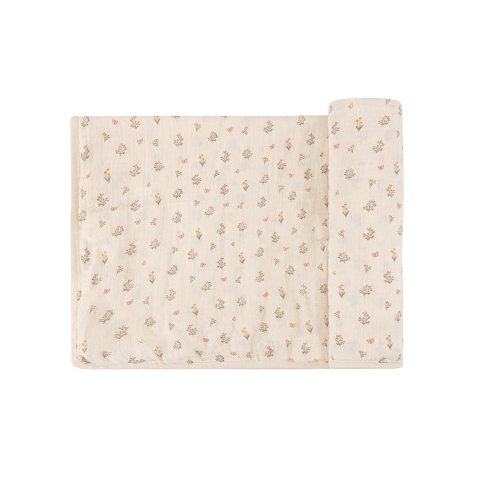 Garden Floral Center Collection - Muslin Swaddle