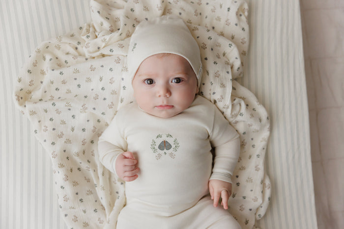Garden Floral Center Collection - Muslin Swaddle
