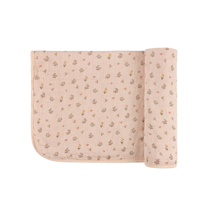 Garden Floral Center Collection - Muslin Swaddle