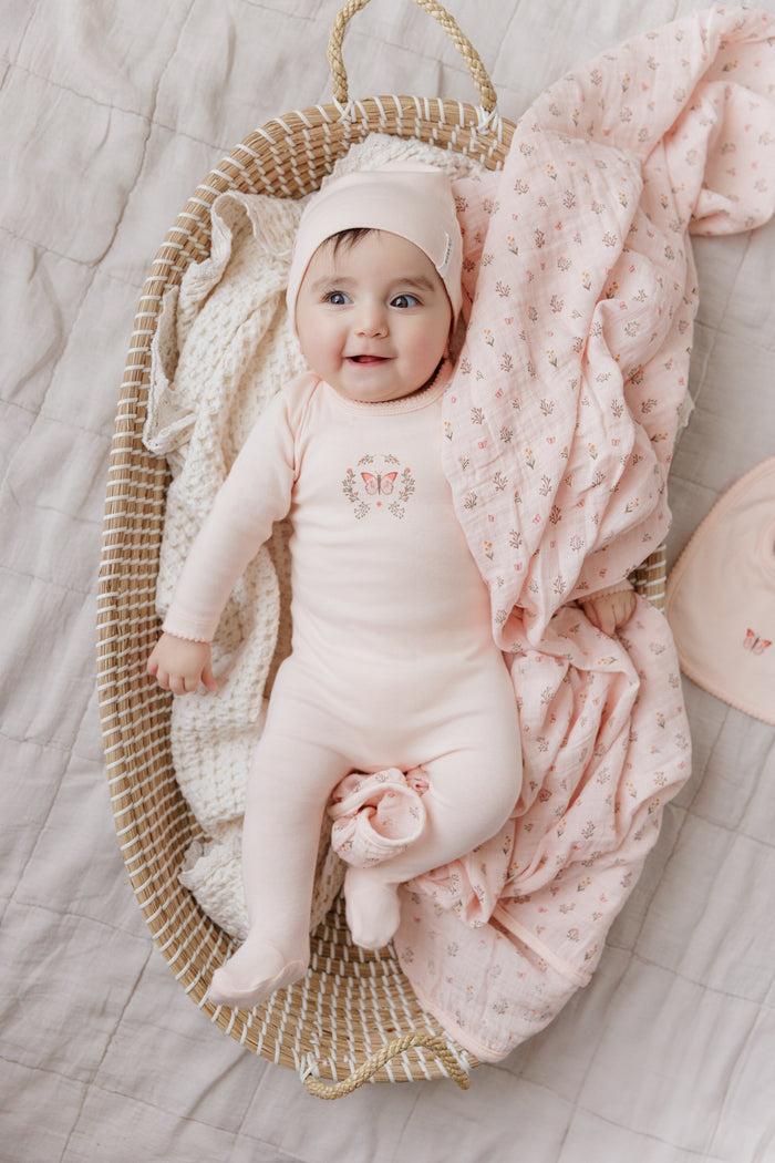 Garden Floral Center Collection - Muslin Swaddle