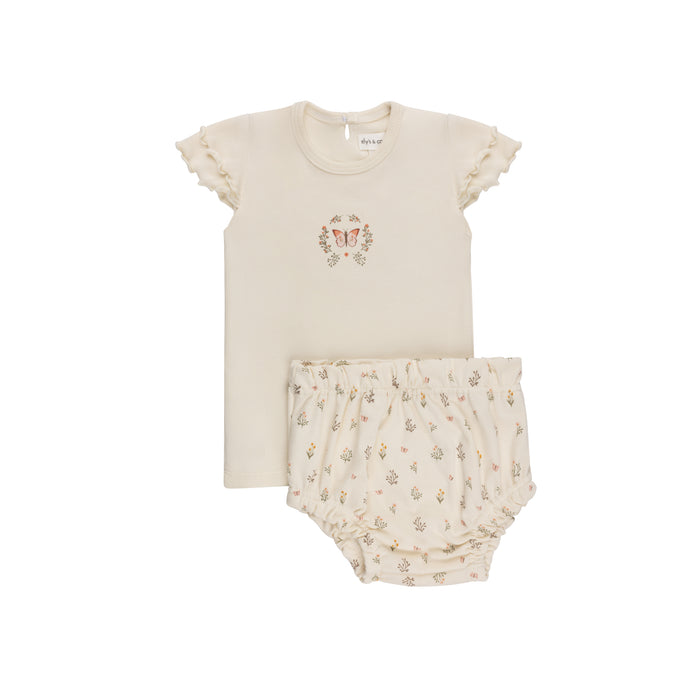 Garden Floral Print Collection - Two Piece Set Girl