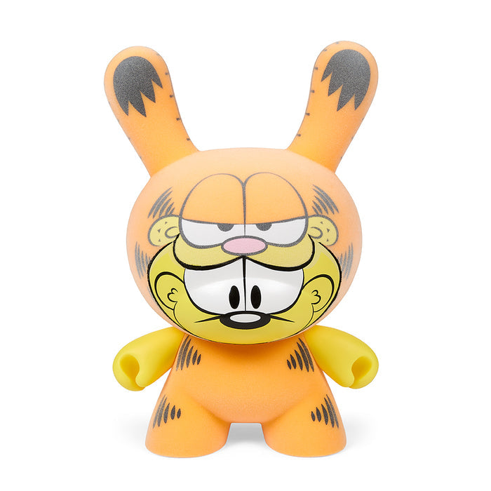 Garfield Odie "El Impostor" 8-inch Dunny art figure by WuzOne, featuring colorful cartoon character design, exclusive Kidrobot collectible