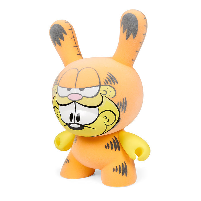 Garfield Odie "El Impostor" 8-inch Dunny art figure by WuzOne, featuring colorful cartoon-style design and playful character details.