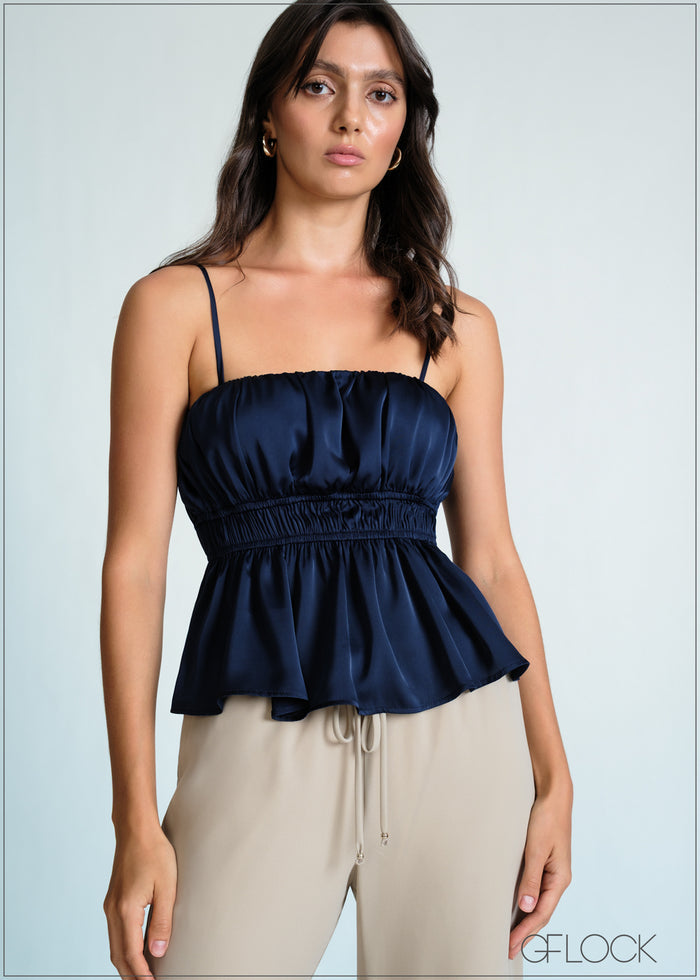 Gathered Front Cami Top - 170726