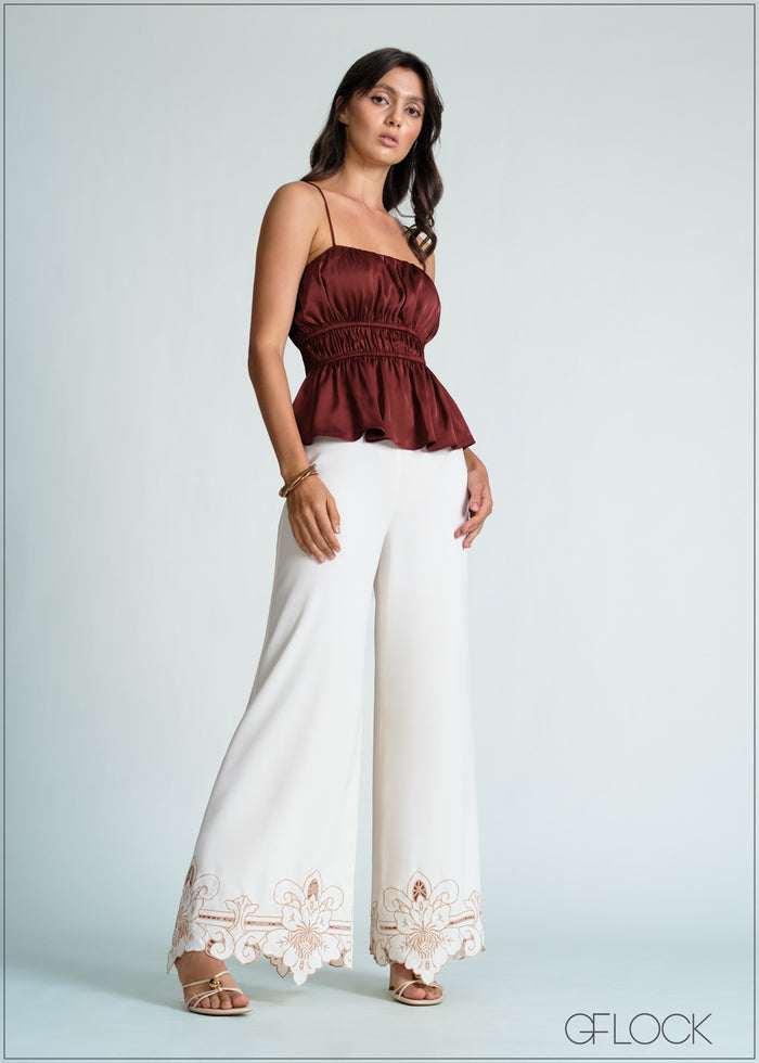 Gathered Front Cami Top - 170726