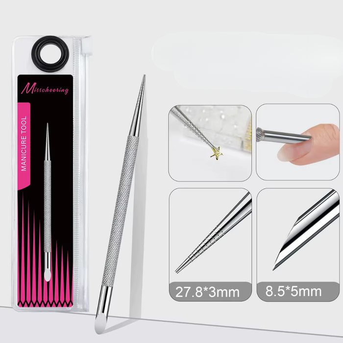 Gemini Tools | Stainless Manicure Pusher with Point