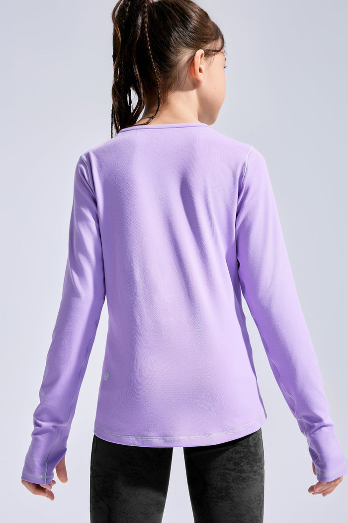 Long Sleeve Sport Tee **Whelan Purple**